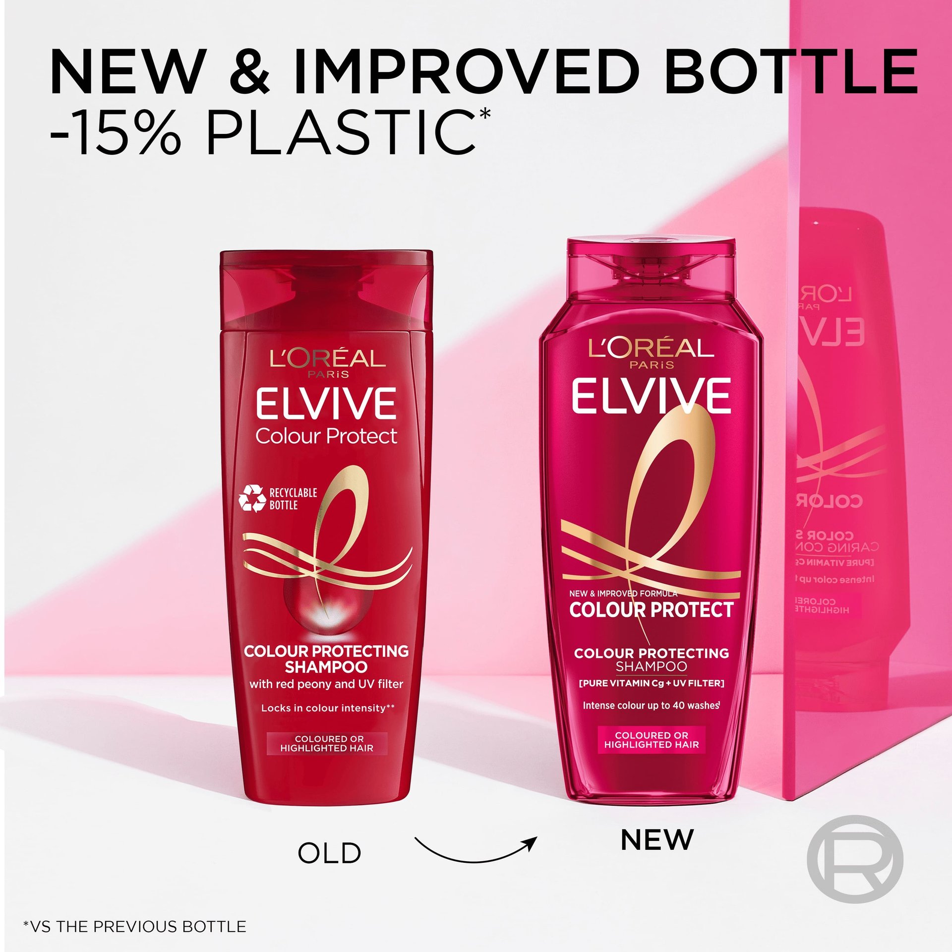 Colour Protect Shampoo With Pure Vitamin Cg And UV Filters For Coloured And Highlighted Hair 2